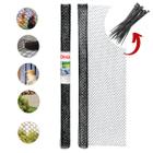 Tela Plástica Multiuso 13mmx1mx15m - Preto