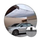 Tela Sombrite Cinza 80% 5x2 Sombreamento Toldo Garagem