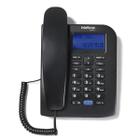 Telefone com fio e identificador de chamadas TC60ID preto, Modelo 4000074 INTELBRAS