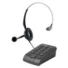 Telefone Com Fio Headset Com Base Discadora Hsb50 Preto Intelbras