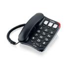 Telefone com fio Preto, Chave Bloqueadora, Viva-voz e Agenda Telefônica TCF 2300 - Elgin