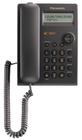 Telefone comum com identificador de chamadas preto