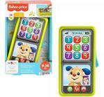 Telefone deluxe de aprendizagem verde fisher price - mattel hnh10