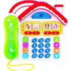 Telefone Educativo Interativo 4 Funções C/ Luz E Som Dm Toys