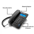 Telefone Elgin Com Identificador De Chamada E Viva Voz - Tcf3000 Preto