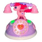 Telefone Infantil Musical Unicórnio Com Luz E Som Menina