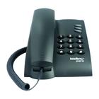 Telefone Intelbras Pleno Preto Sem Chave Com Fio 4080051