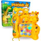 Telefone Musical Infantil Animal Com Som e Luzes