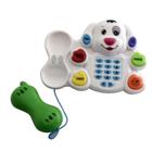 Telefone musical infantil didatico com luz e som educativo para bebe e criança - Gimp