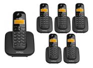 Telefone S Fio Intelbras Alto Volume Bivolt Longo Alcance e 5 Ramais