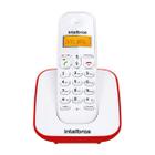 Telefone Sem Fio Intelbras Branco com Vermelho - TS 3110