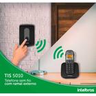 Telefone Sem Fio Intelbras Com Ramal Externo Tis 5010 - Preto