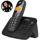 Telefone sem fio Intelbras TS 3130 preto