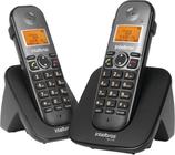 Telefone Sem Fio INTELBRAS Ts5122 com Viva Voz Id com 1 ramal cor Preto