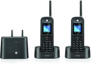 Telefone sem fio Motorola O212 DECT 6.0 Long Range IP67 preto