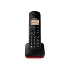 Telefone Sem Fio Panasonic Kx Tgb310 Com Identificador De Chamadas Vermelho Pret