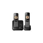 Telefone Sem Fio Panasonic Kx Tgc362Lab 2 Base Bivolt Preta