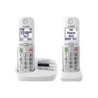 Telefone Sem Fio Panasonic KX-TGU432W - Tela Grande e 2 Aparelhos