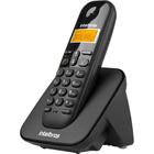 Telefone sem fio TS 3110 ID de chamadas preto Intelbras