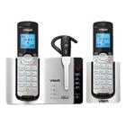 Telefone Sem Fio Vtech 2 Bases Dect 6.0 + Base Extra Prata