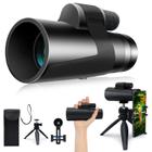 Telescópio monocular Lumelit 12x50 de alta potência para adultos