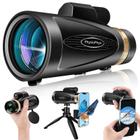 Telescópio monocular Physiophyx 80x100 HD com tripé e adaptador