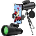 Telescópio monocular Qisebin 12x50 HD à prova d'água com tripé