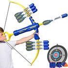 TEMI Bow and Arrow Set para crianças 8-12, Kids Foam Bow Arrow Archery Set - Atira mais de 120 pés, inclui 10 flechas, 2 aljavas, 20 dardos de espuma e alvos, Brinquedos ao ar livre Presentes de aniversário para meninos meninas crianças