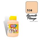 Tempera Guache Acrilex 250ml Amarelo Pêssego