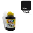 Tempera Guache Acrilex 250ml Preto