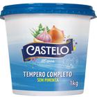 Tempero Completo Sem Pimenta Castelo 1kg - Castelo Alimentos