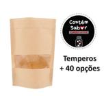 Temperos Condimentos e Especiarias Contém Sabor Stand Up Pouch