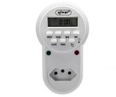 Temporizador Digital Knup Timer Tomada 110 / 220 10A 2200W