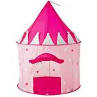 Tenda Castelo para Meninas Montável com Maleta Rosa DMToys