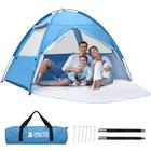 Tenda de praia COVACURE Sun Shelter UPF 50+ impermeável para 3-4 pessoas