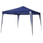 Tenda Gazebo Azul em Poliéster 3X3 Metros Dobrável c/ Pés em Alumínio 330300 BELFIX