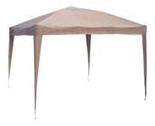 Tenda Gazebo Dobrável 3x3m Poliéster Metal - Bege