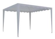 Tenda Gazebo Impermeável Aço Branco 300X300Cm Praia E Jardim - Naterial