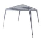 Tenda Gazebo Tubular 3 m x 3 m Polietileno Azul/ Branca - Belfix