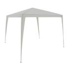 Tenda Gazebo Tubular 3m x 3m Polietileno Branca Bel