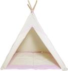 Tenda Infantil+Tapete Acolchoado Rosa 135X90X90Cm