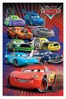 Tendências Internacionais Disney Pixar Carros-Supercharged Wall Poster, 14.725 em x 22.375 in, Versão Emoldurada Branca