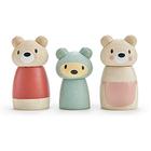 Tender Leaf Toys - Contos de Urso - Bonecas Playset Figuras de 3 Ursos para Crianças Crianças Faz de Conta Doll House - Idade 3+