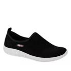 Tênis Activitta Slip On Lycra Feminino Preto