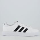 Tênis Adidas Grand Court Base 2.0 Sim Feminino Branco e Preto