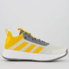 Tênis Adidas Own The Game 2.0 Cinza e Amarelo