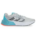 Tênis Adidas Questar 2 Branco e Azul - Masculino