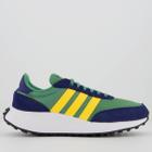 Tênis Adidas Run 70S Verde e Marinho