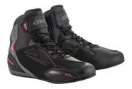 Tenis Alpinestars Stella Faster 3 Drystar Preto Rosa Wp