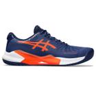 Tênis ASICS GEL-Challenger 14 - Masculino - Azul Marinho e Laranja